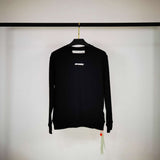 Off White Sweatshirts Long Sleeve round Neck Neck Sweater