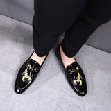 Indo Western Shoes Small Leather Shoes Men's Personality Embroidered Shoes Casual Men's Shoes