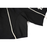 Rrr123 Shorts Logo Printing Elastic Cord Loose Shorts Cropped Pants
