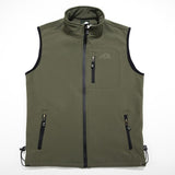 Mens Golf Vest Sports Slim Jacket Men's Sport Leisure Vest Vest Man Autumn and Winter Outdoor Vest