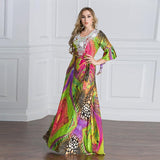 Muslim Women Stylish Kashibo Abaya Muslim Ladies Long Gown Islamic