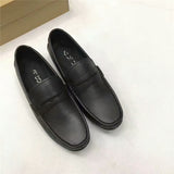 Loafers For Men Men Genuine Leather Shoes Calf Leather Shoes Peas Shoes Soft Sole Shoes