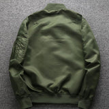 Men Fit Bomber Jacket Windbreaker Moto Street Coat Fall Jacket Baseball Uniform Embroidered Jacket Coat Trendy Men's Clothing