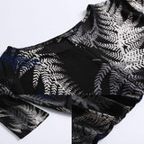 Muslim Women Stylish Kashibo Abaya Muslim Ladies Long Gown Islamic Clothing Jilbab Jalabiya Fashion Printed Long Sleeve Stitching Dress