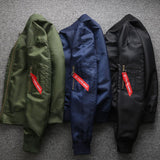 Men Fit Bomber Jacket Windbreaker Moto Street Coat Fall Jacket Baseball Uniform Embroidered Jacket Coat Trendy Men's Clothing
