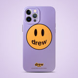 justin b drew phone case Fashion Brand Drew Phone Case Female Apple 12 Pro Max 11 Smiley Face