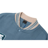 Letterman Jacket Outfit Senior Jackets Varsity Baseball Coat Bear Embroidery Baseball Uniform Men's Jacket