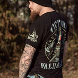 Until Valhalla T Shirt Summer New Men's T-shirt Vikings Warrior