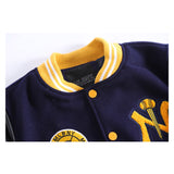 Yankee Letterman Jacket Outfit Senior Jackets Varsity Baseball College Coat Mlbny Spring and Autumn Baseball Uniform Jacket Men and Women