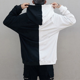 Smiley Face Hoodie Fashion Hip Hop Sweater Men's Smiling Face Loose