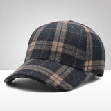 Vintage Check Baseball Cap British Plaid