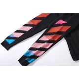 Off White Woolen Knit Arrow Men's and Women's Sweaters Plus Size Casual Sweatshirts Owt