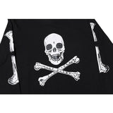Vlone Sweatshirt Life Skull Bone Large V Pullover Sweater Hip Hop Long Sleeve Trendy Men and Women