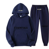 Fear Of God Fog Essentials Hoodie & Sweatpant 2 Piece Set For Men And Women