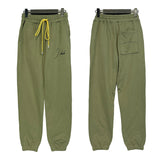 Rhude Pant Autumn Street Drawstring Letter Embroidered Casual Trousers