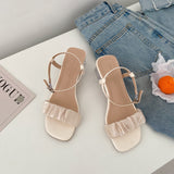 Nude Pumps Block Heel