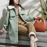 Women Sherpa Jacket Coat Women's Lamb Wool Women's Autumn and Winter Clothing Coat