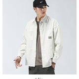 Work Shirts Coat Men's Clothing Spring and Autumn Design Long Sleeve Shirt Outer Wear