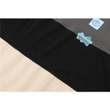 Men T Shirt Summer Casual Tops Loose Color Matching Half Sleeve