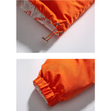 Man Fall Winter Outfis Winter Clothes Letters Full Printed Cotton Coat Jacket Fashion Brand Loose Couple Thickened Cotton Padded Coat