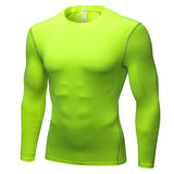 Moisture Wicking Shirts Men's Tight Training Sports and Fitness Running Long Sleeve