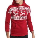 Black Christmas Sweater Night Elk Printing Leisure Sports