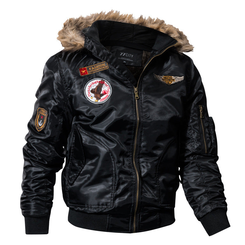 Bane Coat Fleece-Lined Thick Winter Clothes Cotton-Padded