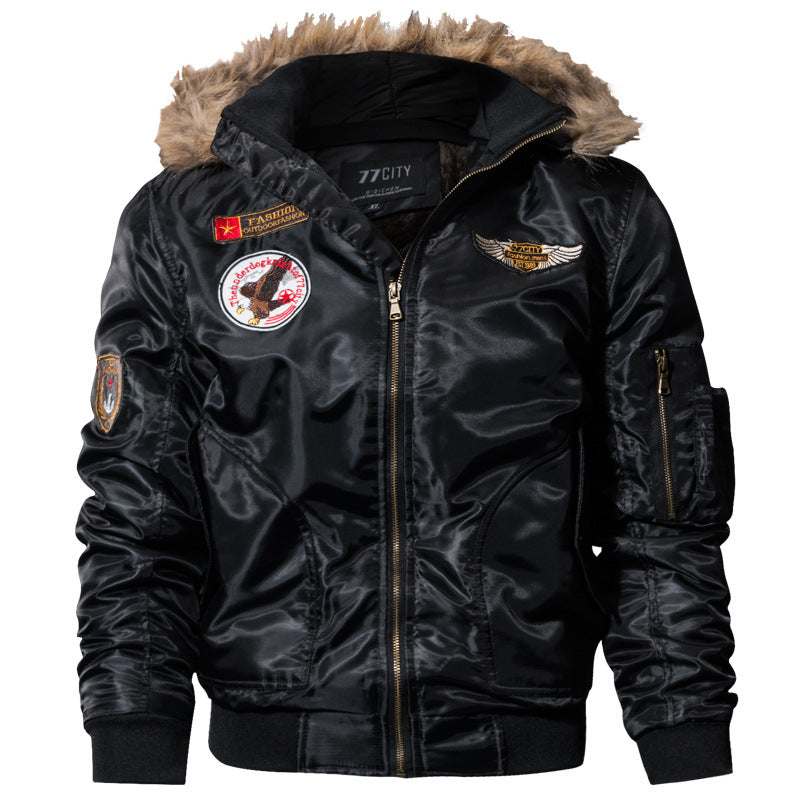 Bane Coat Fleece-Lined Thick Winter Clothes Cotton-Padded