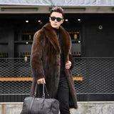 Beaver Coat Men's Autumn and Winter Coat Men's Coat
