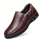 Loafers for Men Old Head Autumn and Winter Velvet Padded plus Size Pumps plus Size Casual Men's Shoes