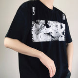 Cavempt Ce Life Cav @ Empt Arm Mobile Phone Printing Men's and Women's T-shirt Short Sleeve