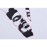 Vlone Summer Clothing Short Sleeve Tshirt plus Size Retro Sports Men's Half Sleeve Tee