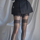 Women's Legging Black Stockings Women's Summer Jacquard Stockings Pantyhose