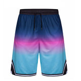 jogging shorts for men Slim Fit Muscle Gym Men Shorts Summer Shorts Men Muscle Workout Brothers Sport Running Training Gradient Breathable Shorts