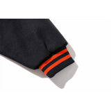 Letterman Jacket Outfit Senior Jackets Varsity Baseball Coat Jacket Men Street Loose Stand Collar Baseball Uniform