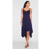 Women Plus Size Midi Dresses Irregular Spring and Summer Fashion Festival Strap Dress
