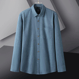 Mens Flannel Jacket Brushed Shirt Men's Casual Flannel Striped Colorful String Solid Color Cardigan Lapel Shirt