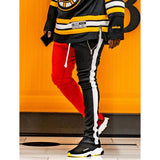 Stacking Jeans Slim Trouser Skinny Jean Spring/Summer Sports Street Men's Color Matching Hip Hop Casual Trousers