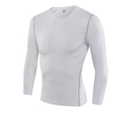 Moisture Wicking Shirts Workout Clothes Men's Tight Training Exercise Workout Quick-Drying Long Sleeve T-shirt