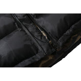 Off White Jacket Printed Men's Winter Warm Thickened Owt CottonPadded Coat Casual Fashionable