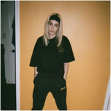 Justin Bieber Drew House DHOUSE Velvet Sweatpants Men's and Women's Casual Pants Trousers Skinny