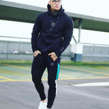 Men Tracksuit Set Jogging Suits Mens Leisure Sports Suit Men Fall Hoodie Men Running Two-Piece Suit