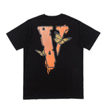 Vlone T Shirt Short Sleeve Loose and Women's Coat Tshirt Vlone