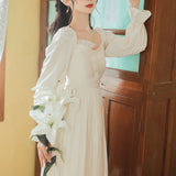 Women Cottagecore Dress Gentle Dress