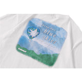 Men T Shirt Summer Casual Tops Landscape Printing Short Sleeve T-shirt Men's round Neck Half Sleeve Street Fashion Loose Pullover Half Sleeve T-shirt