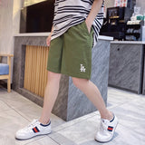 Yankees Spring and Summer Letter Embroidered Leisure Shorts Men and Women