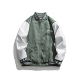 Letterman Jacket Outfit Senior Jackets Varsity Baseball Coat Winter Teenagers Baseball Collar Cotton Clothes Boys Loose Casual