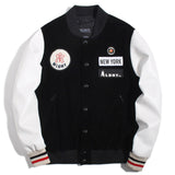 Yankees Letter Jacket Spring Unisex Wear Baseball Uniform Jacket Coat Loose
