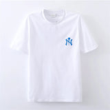Yankee T Shirt Mlbny round Neck Print T-shirt Men's and Women's Summer Baseball Short Sleeve Loose