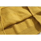 Man Fall Winter Outfis Autumn and Winter round Neck Sweater Vest Men's and Women's Retro Knitted Waistcoat Coat